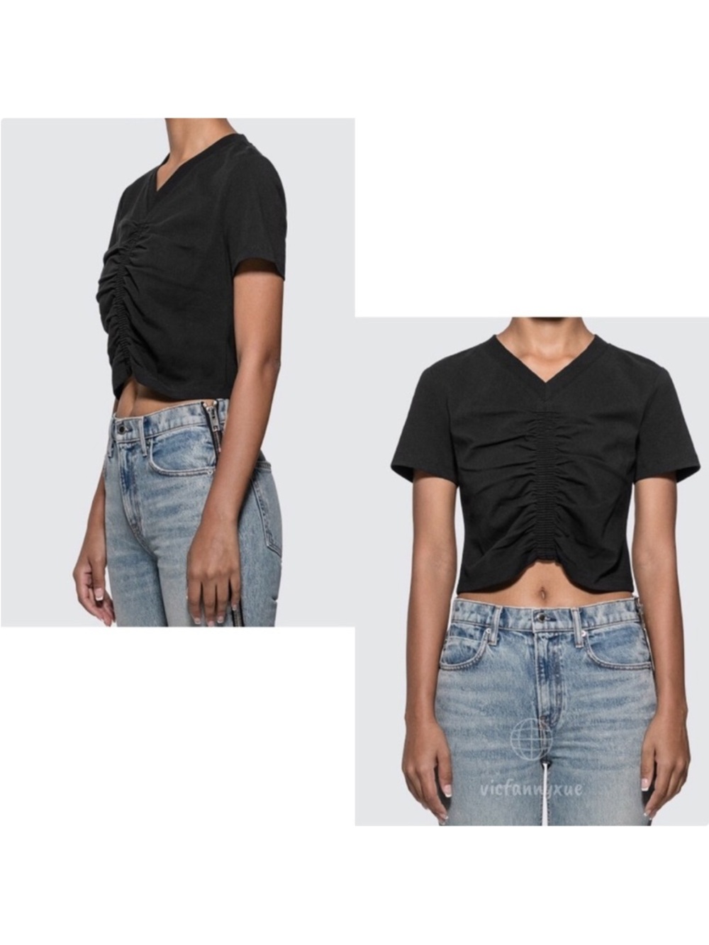 Alexander wang T. Black Wash & Go t shirt xs